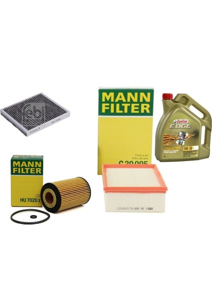 Skoda Scala 1.6 Tdı Motor Periyodik Bakım Seti Castrol Motor Yağlı