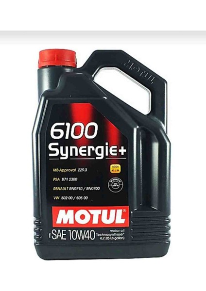 10W-40 6100 Syn Energy + Motor Yağı 2024 Yılı Üretim