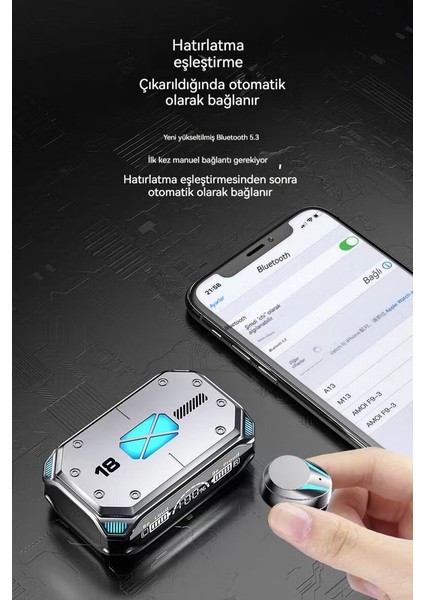 Yeni model mekanik kablosuz Bluetooth kulaklık (Yurt Dışından) modelleri
