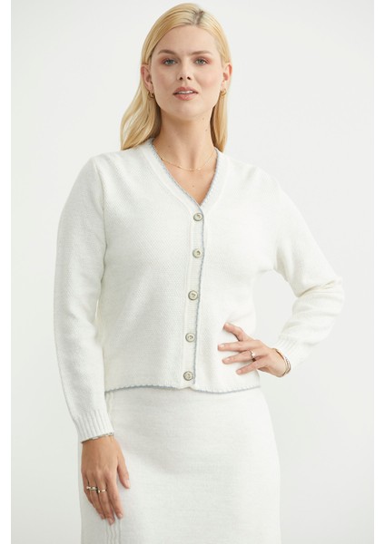 Kloş Etek Hırka Triko Takım - Kemik fiyatları