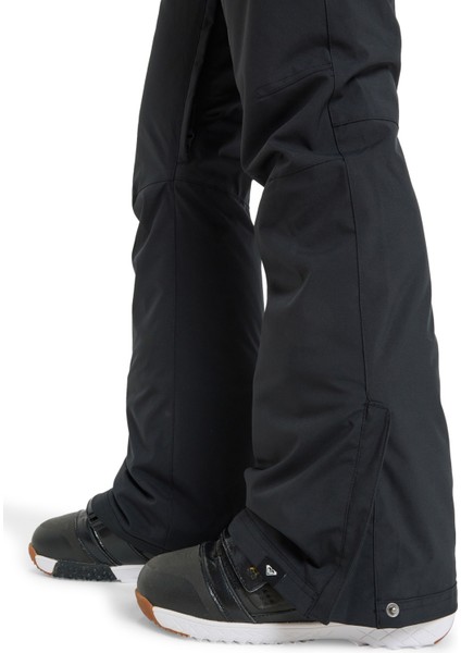 ERJTP03299-BACKYARD Pt Siyah Normal Düz Kadın Kayak Pantolonu modelleri