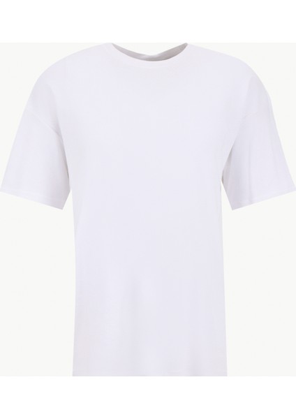 Yuvarlak Yaka Beyaz Erkek T-Shirt 261 Lcm 242002 Merıso Beyaz