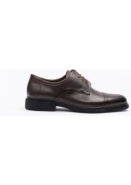 Erkek Kahverengi Deri Klasik Bağcıklı Ayakkabı fiyatları