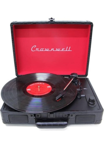 Pikap Suitcase Cr Series Siyah Elektronik Bluetooth Hoparlör Plakçalar CW002-BL fiyatları