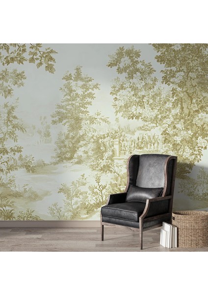 Çiçekli Bahar Esintisi Tek Parça Duvar Kağıdı -Isı ve Ses Yalıtımı Yırtılmaz modelleri