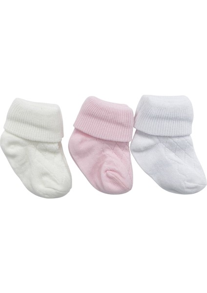 Kıvrık 3'lü Bebe Çorap 120