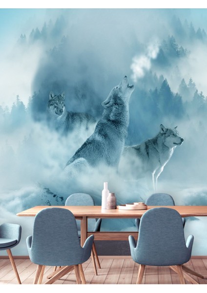 Kurt Desenli Isı ve Ses Yalıtımlı Sağlıklı Tekstil Duvar Kağıdı fiyatları