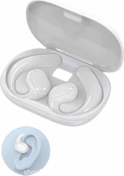 Android ve Ios Uyumlu Bluetooth Küpe Kulaklık Bluetooth Kulaklık Kablosuz - M080R192-K75080 fırsatları