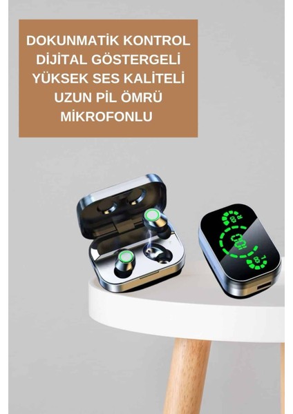 Dokunmatik Akıllı Saat Yeni Nesil Kulaklık Kampanyası Bluetooth Bağlantılı An - M466R869-K25 fırsatları