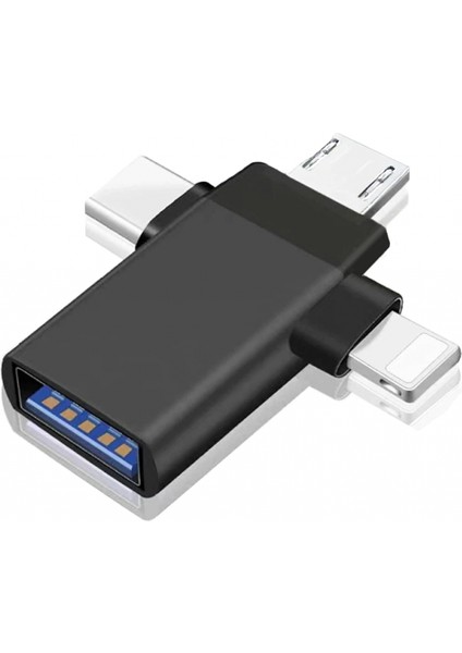 ZR172 Siyah T Otg Çoğaltıcı Aparat