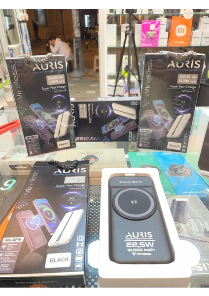 Aurıs Power Technology ARS-WP19 Kablosuz Powerbank (22.5W, 10.000 Mah) fiyatları