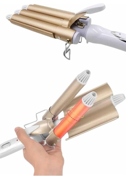 Wag Maşa Profesyonel Saç Şekillendirici Iyon Özellikli Isı Kademeli - M801B918-N07801