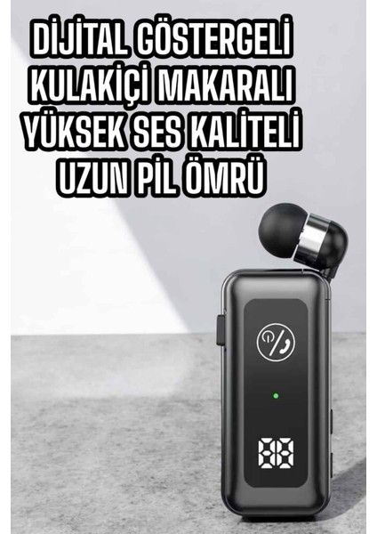 Kablolu Bluetooth Kulaklık Kulak Içi Stereo Mikrofonlu Dijital Göstergeli - M908R600-K91908 modelleri