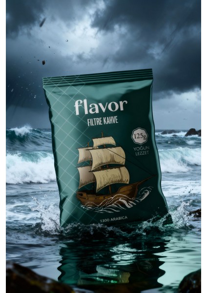 Flavor Filtre Kahve Yoğun Lezzet 125G