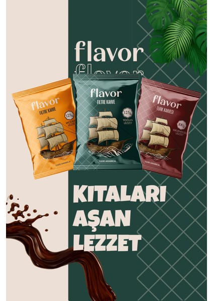 Flavor Filtre Kahve Yoğun Lezzet 125G indirimleri
