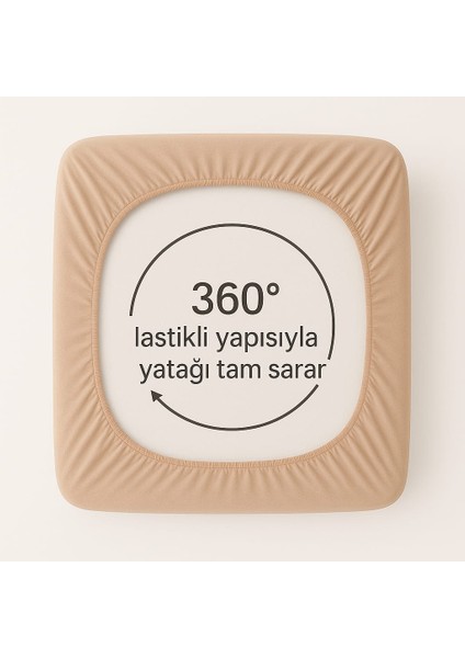 Penye %100 Pamuklu Lastikli Çarşaf | Tek/çift Kişilik Lastikli Çarşaf | Fitted Jersey modelleri