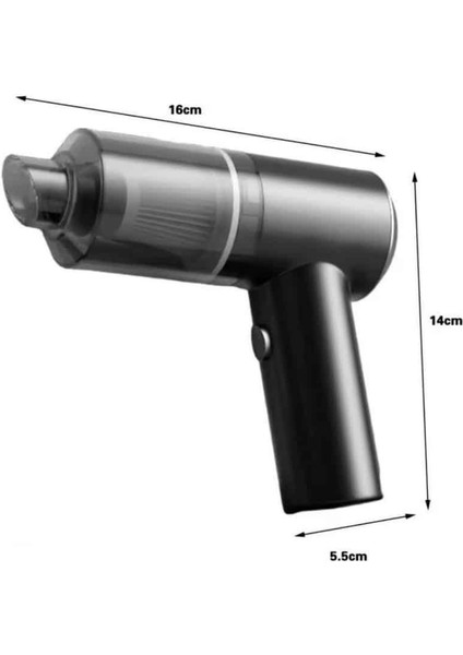 Şarjlı Çok Fonksiyonlu El Süpürgesi Mini Vakumlu Araç Süpürgesi - T871G000-Z75871 modelleri