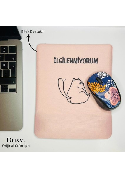 Esprili Kedi Bilek Destekli Mouse Pad, Kaymaz Taban, Ev Ofis ve Oyun Için Rahat ve Yumuşak Mousepad fiyatları