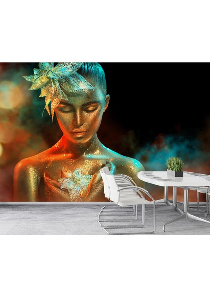 Altınöz Kadın Temalı Duvar Kumaşı -Isı ve Ses Yalıtımlı fırsatları