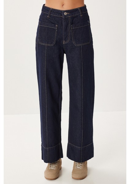 Cepli Denim Ceket Pantolon Takım LRI0012 Koyu Mavi indirimleri