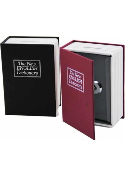 Kitap Görünümlü Gizli Kasa Büyük Boy Anahtarlı Kilitli Para Kasası - M868R119-K12868 indirimleri