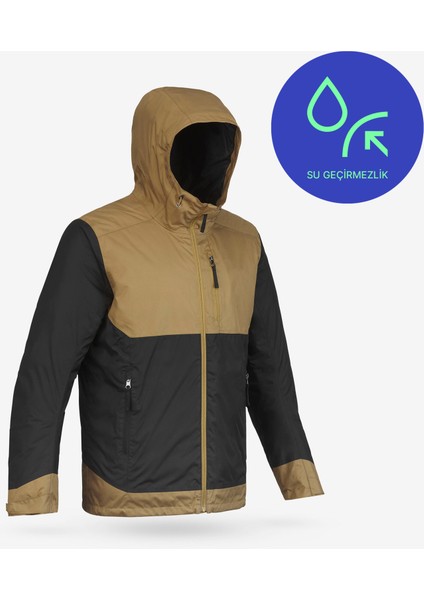 Quechua Erkek Sıcak Tutan Outdoor Yağmurluk - Kahverengi - NH500 -10 °c fiyatları
