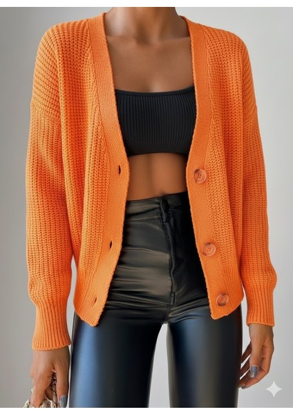 Kadın Uzun Kollu Düğme Detay Triko Bluz fiyatları