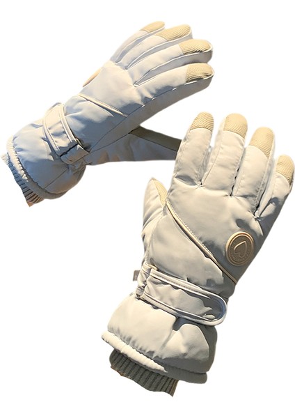 Yünlü, Kalın, Şık, Sıcak Tutan, Soğuktan, Rüzgardan ve Sudan Koruyan Bisiklet Eldiveni (Yurt Dışından)