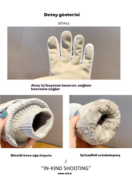 Yünlü, Kalın, Şık, Sıcak Tutan, Soğuktan, Rüzgardan ve Sudan Koruyan Bisiklet Eldiveni (Yurt Dışından) modelleri