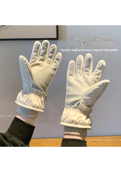 Yünlü, Kalın, Şık, Sıcak Tutan, Soğuktan, Rüzgardan ve Sudan Koruyan Bisiklet Eldiveni (Yurt Dışından) fırsatları