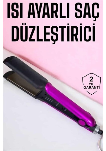 Saç Düzleştirici Isı Ayarlı Seramik Kaplama Döner Kablo Yıpranma Karşıtı - M802K534-R4080 fiyatları