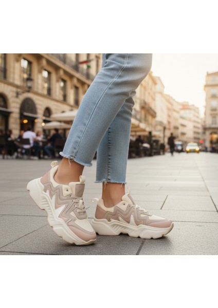 Kadın Kalın Taban Günlük Spor Ayakkabı
