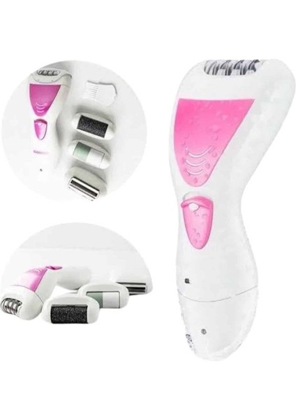 4 Başlıklı Bakım Cihazı Epilatör Tüy Alma Makinesi Topuk Törpüsü - M353R206-K09353 modelleri