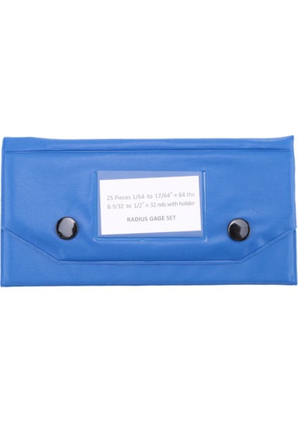 26 Pcs Radıus Gauge Set Fraksiyonel 1/64-1/2 Inçlik Gags Tutucu, Radius Ölçüm Aracı (Yurt Dışından)