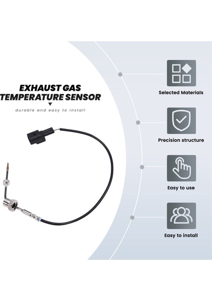 6651500658 6651500758 6651501058 Ssangyong Için Egzoz Gaz Sıcaklık Sensörü Kyron Rexton/ıı Actyon/sports 2.7l (Yurt Dışından) fiyatları
