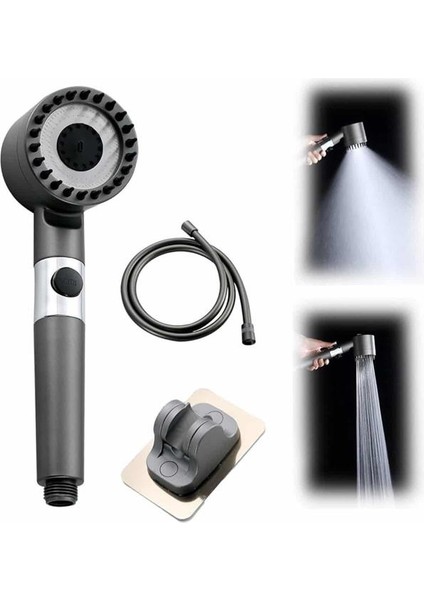 Duş Başlığı Yüksek Basınçlı Masaj Taraklı 3 Kademeli - M173R735-K80173 modelleri