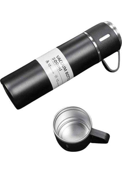 Termos Seti 3'lü Bardak Seti Isı Dayanıklı Siyah Paslanmaz Çelik Vakumlu - M745R054-K16745 indirimleri