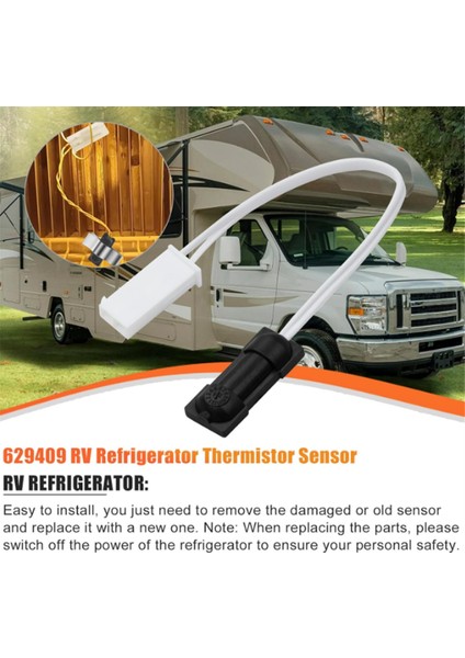 629409 Norcold N611, N621, N641, N811, N821, N841, 2118 Serisi Için Rv Buzdolabı Termistör Sensörü (Yurt Dışından) indirimleri