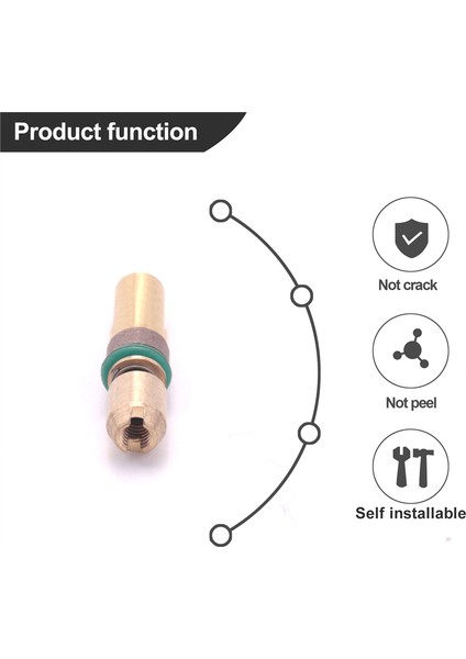 6mm 30MPA Yüksek Basınçlı Pompa Piston Parçaları Için Üç Aşamalı Piston Kafası Yüksek Basınçlı Bakır Kafa (Yurt Dışından) fırsatları