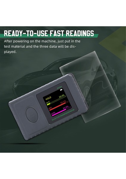 DY32A Güneş Film Şanzıman Ölçer Taşınabilir Pencere Tonu Ölçer Görünür Işık Geçfimi Uv Ir Ir Reckıng Test Cihazı (Yurt Dışından) indirimleri