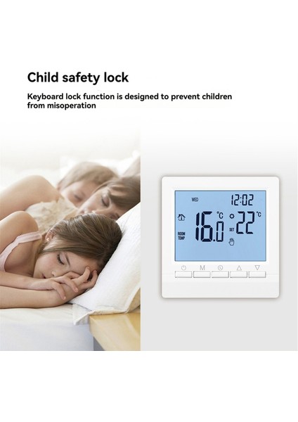 Zemin Isıtma Termostat Akıllı Termostat Dijital Ekran Ekran Kazan Su Zemin Isıtma Kontrolörü Ev Için (Yurt Dışından) indirimleri