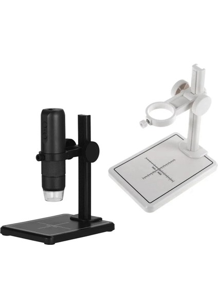 Mikroskop Standı Ölçekli Ayarlanabilir Stand Tutucu Braketi Büyük Taban Mikroskop Endoskop Tutucusu Beyaz (Yurt Dışından) modelleri