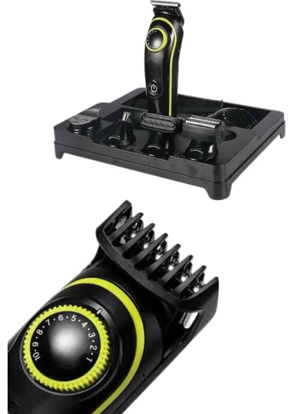 Unısex Çok Fonksiyonlu Bakım Seti LED Göstergeli Tıraş Makinesi Saç Sakal Vü - T806G577-Z46 modelleri