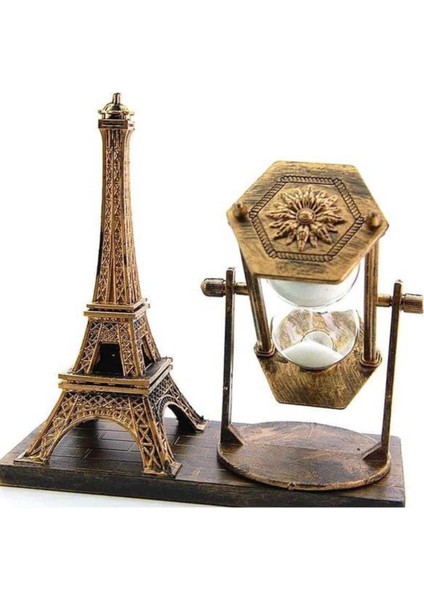 Masa Biblosu Dekoratif Süs Kum Saati Eyfel Kulesi Hediyelik Kum Saati - M572R866-K18572 modelleri