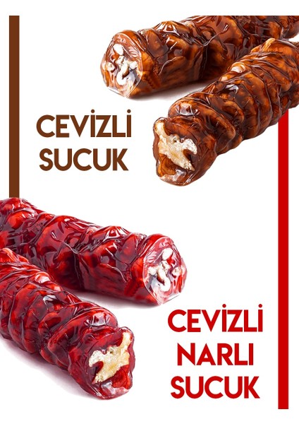 Cevizli Sucuk - Cevizli Narlı Sucuk 2 x 500 Gr.