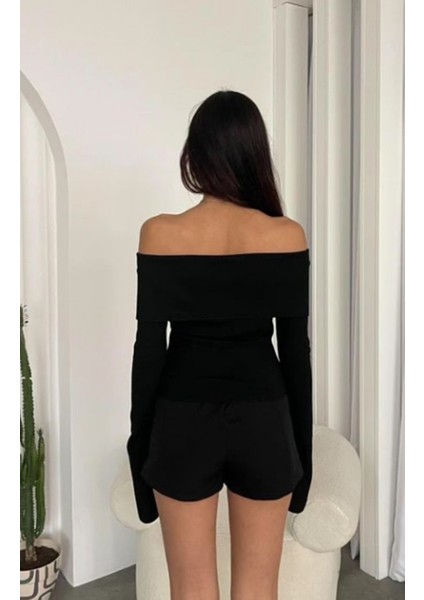 Barkot Yaka-Salaş Yakalı- Ispanyol Kol Fermuarlı Hırka Bluz fiyatları