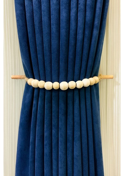 2 Adet Bohem Tarz Perde Bağı - Fon Perde Uyumlu El Yapımı Dekoratif Perde Bağlama Süsü fiyatları