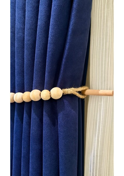 2 Adet Bohem Tarz Perde Bağı - Fon Perde Uyumlu El Yapımı Dekoratif Perde Bağlama Süsü modelleri