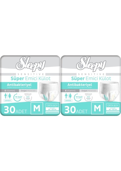 Hasta Bezi Yetişkin Emici Külot M - Orta - Medium 60 Adet (2pk*30)