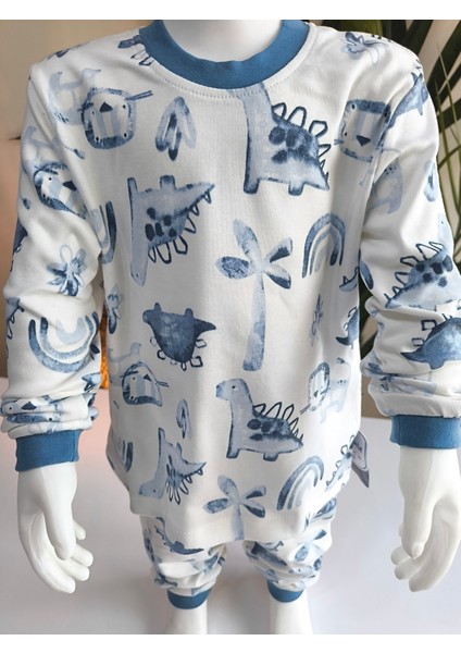 Kız-Erkek Bebek- Çocuk Pijama Takımı %100 Pamuk Uzun Kollu Yuvarlak Yaka Mevsimlik modelleri